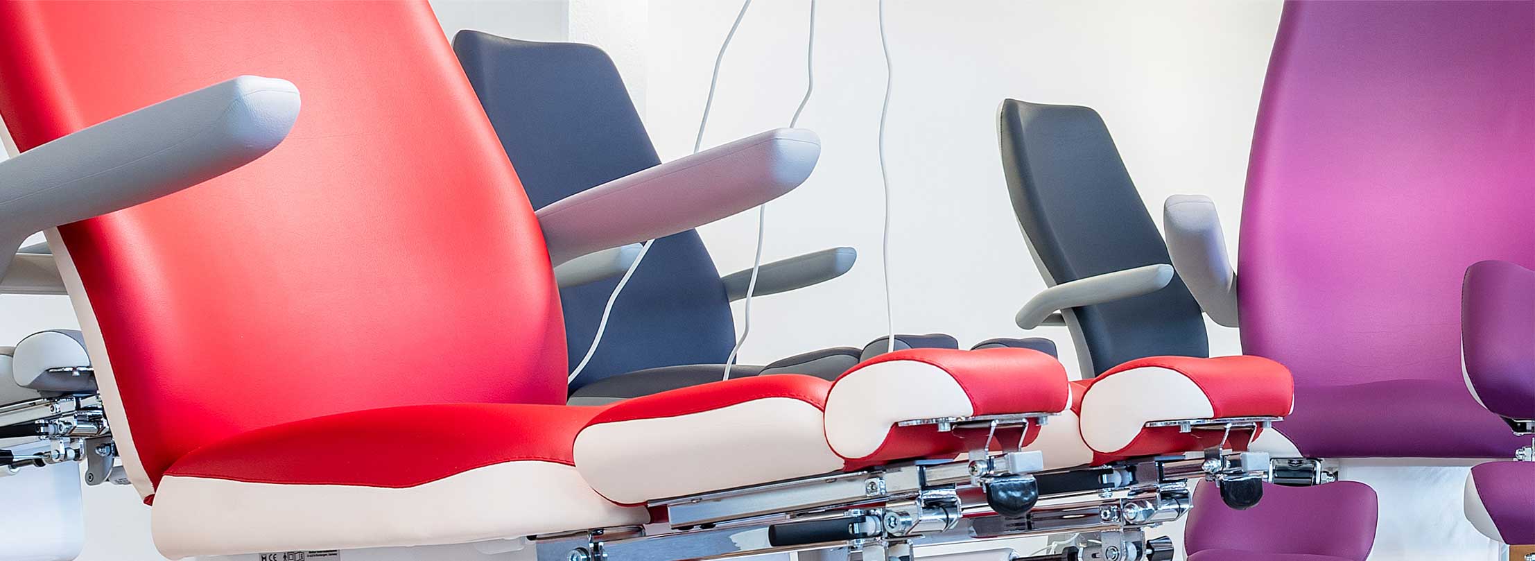 Behandlungsst&uuml;hle f&uuml;r Fachbereiche