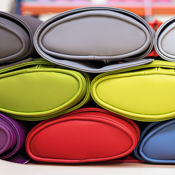 Diverse Polstervarianten f&uuml;r den PROMAT NG Patientenstuhl